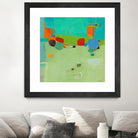 A Skip and a Roll by Dorothy Gaziano on GIANT ART - green abstract