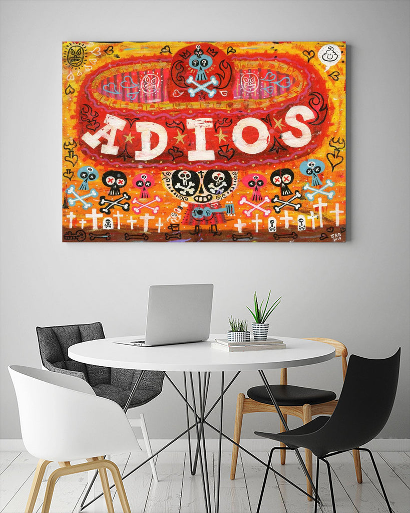 Adios Amigos by Jorge R. Gutierrez on GIANT ART - multicolor ethnic; urban/pop surrealism