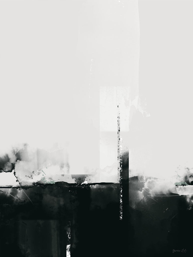 Big Smoke by Green Lili on GIANT ART - white black & white
