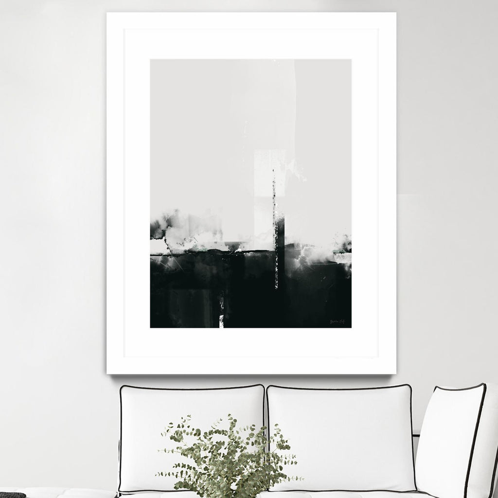 Big Smoke by Green Lili on GIANT ART - white black & white