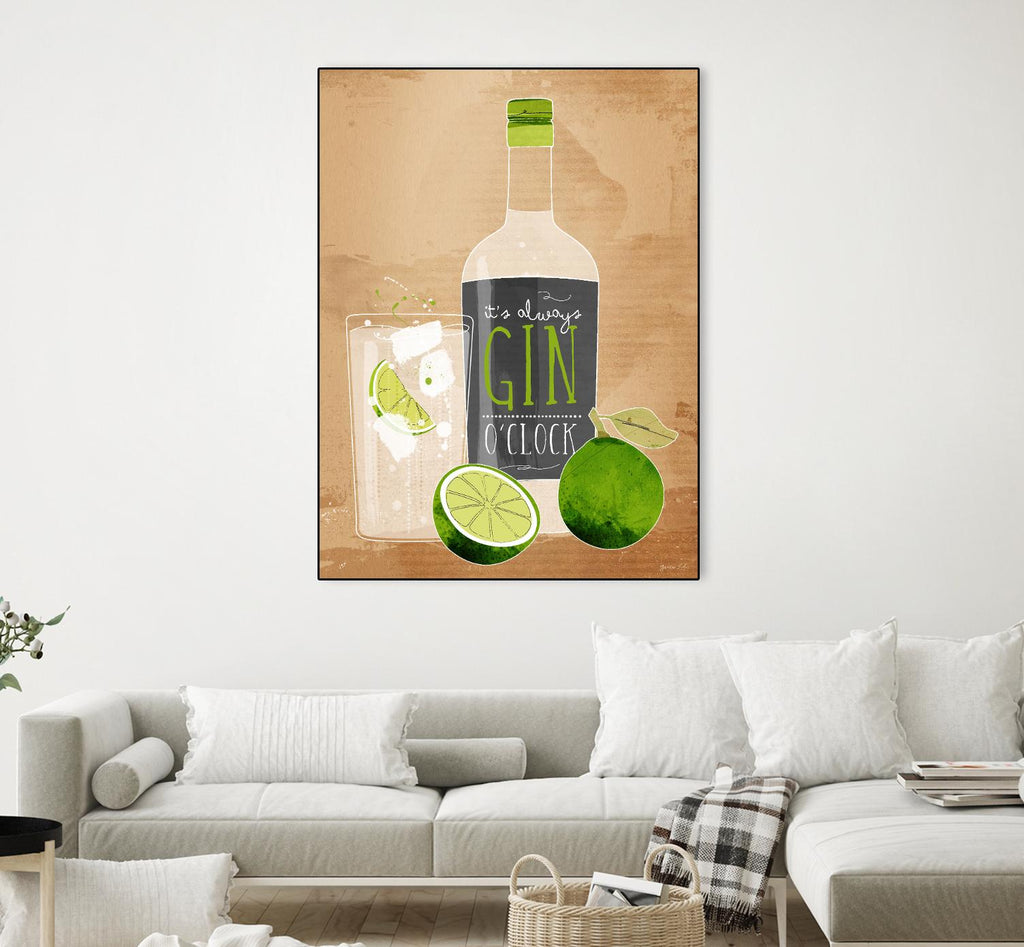 Gin O’Clock by Green Lili on GIANT ART - multicolor cuisine