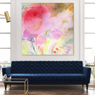 Pink Whisper by Sheila Golden on GIANT ART - multicolor contemporary; floral/still life; abstracts