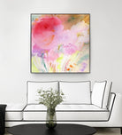 Pink Whisper by Sheila Golden on GIANT ART - multicolor contemporary; floral/still life; abstracts