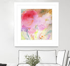 Pink Whisper by Sheila Golden on GIANT ART - multicolor contemporary; floral/still life; abstracts