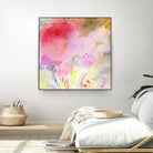 Pink Whisper by Sheila Golden on GIANT ART - multicolor contemporary; floral/still life; abstracts