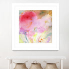 Pink Whisper by Sheila Golden on GIANT ART - multicolor contemporary; floral/still life; abstracts