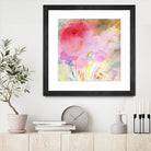 Pink Whisper by Sheila Golden on GIANT ART - multicolor contemporary; floral/still life; abstracts