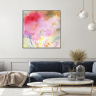 Pink Whisper by Sheila Golden on GIANT ART - multicolor contemporary; floral/still life; abstracts