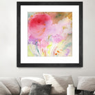 Pink Whisper by Sheila Golden on GIANT ART - multicolor contemporary; floral/still life; abstracts