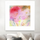Pink Whisper by Sheila Golden on GIANT ART - multicolor contemporary; floral/still life; abstracts