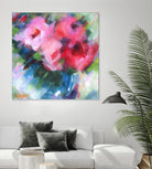 Big Pinks by Pamela Gatens on GIANT ART - multicolor floral/still life