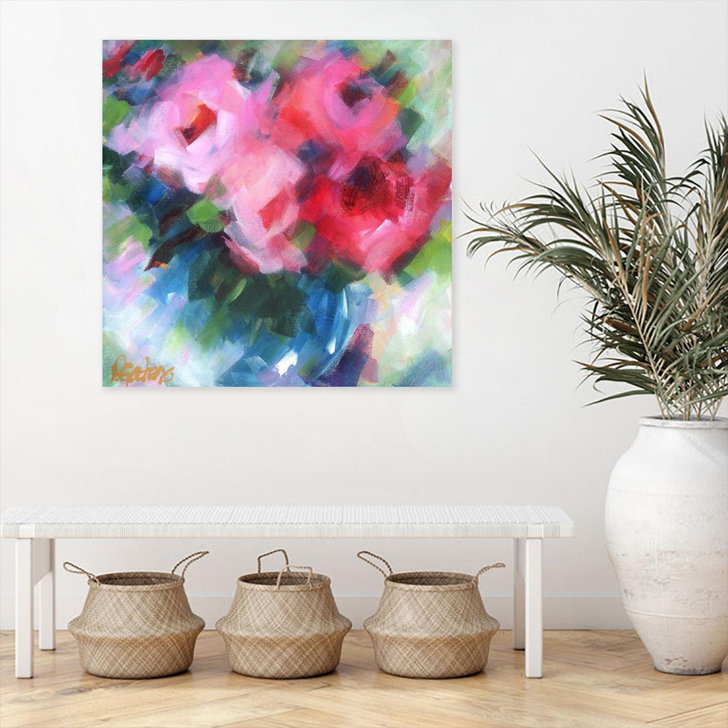Big Pinks by Pamela Gatens on GIANT ART - multicolor floral/still life