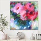 Big Pinks by Pamela Gatens on GIANT ART - multicolor floral/still life