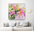 Wild Rose Garden by Pamela Gatens on GIANT ART - multicolor floral/still life; contemporary
