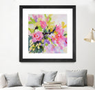 Wild Rose Garden by Pamela Gatens on GIANT ART - multicolor floral/still life; contemporary