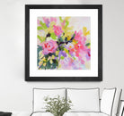 Wild Rose Garden by Pamela Gatens on GIANT ART - multicolor floral/still life; contemporary