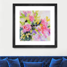 Wild Rose Garden by Pamela Gatens on GIANT ART - multicolor floral/still life; contemporary