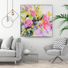 Wild Rose Garden by Pamela Gatens on GIANT ART - multicolor floral/still life; contemporary