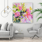 Wild Rose Garden by Pamela Gatens on GIANT ART - multicolor floral/still life; contemporary