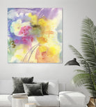 Dragonfly by Sheila Golden on GIANT ART - multicolor floral/still life; contemporary