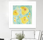 Summer Rain #3 by Sheila Golden on GIANT ART - multicolor floral/still life; contemporary
