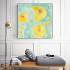 Summer Rain #3 by Sheila Golden on GIANT ART - multicolor floral/still life; contemporary