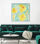 Summer Rain #3 by Sheila Golden on GIANT ART - multicolor floral/still life; contemporary