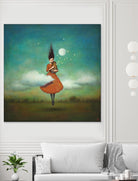 High Notes for Low Cloud by Duy Huynh on GIANT ART - green fantastic