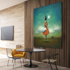 High Notes for Low Cloud by Duy Huynh on GIANT ART - green fantastic