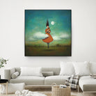 High Notes for Low Cloud by Duy Huynh on GIANT ART - green fantastic