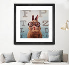 Four Eyes by Lucia Heffernan on GIANT ART - multicolor urban/pop surrealism; animals