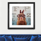 Four Eyes by Lucia Heffernan on GIANT ART - multicolor urban/pop surrealism; animals