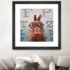 Four Eyes by Lucia Heffernan on GIANT ART - multicolor urban/pop surrealism; animals