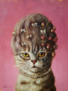 Marie Catoinette by Lucia Heffernan on GIANT ART - multicolor urban/pop surrealism; animals