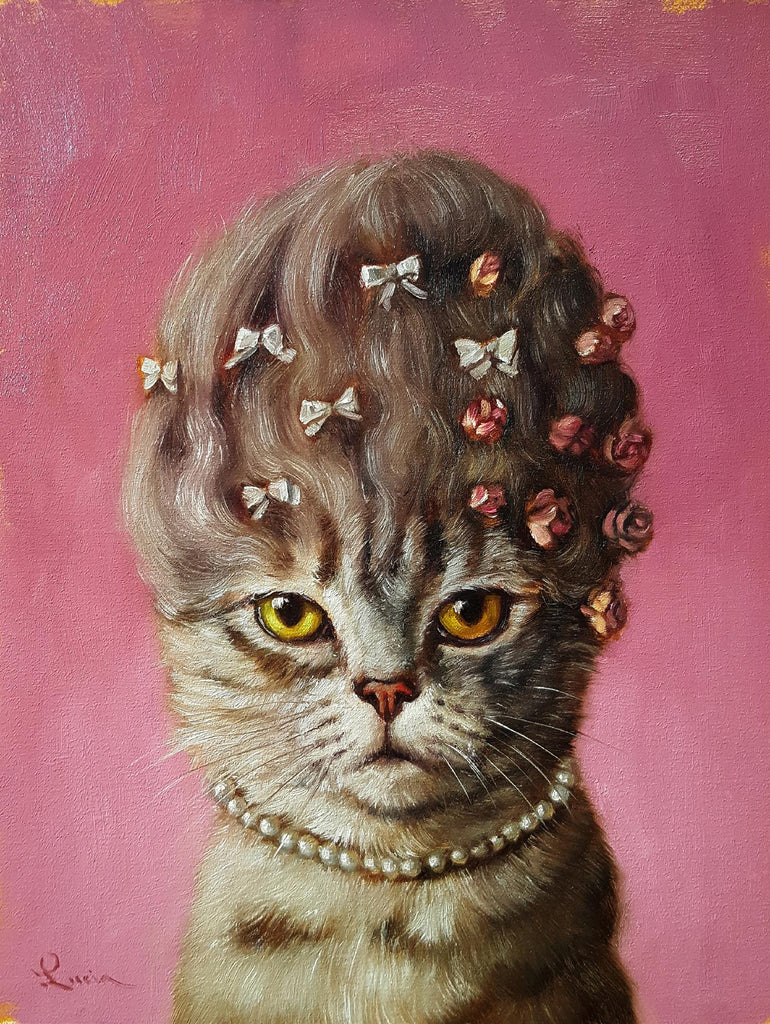 Marie Catoinette by Lucia Heffernan on GIANT ART - multicolor urban/pop surrealism; animals