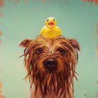 Bath Time by Lucia Heffernan on GIANT ART - multicolor urban/pop surrealism; animals