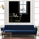 Pause by Karen Hollingsworth on GIANT ART - multi floral/still life, landscapes, chairs, coffee, farms, interiors, snow, winter, country/rural