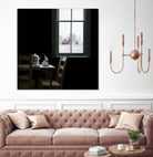 Pause by Karen Hollingsworth on GIANT ART - multi floral/still life, landscapes, chairs, coffee, farms, interiors, snow, winter, country/rural