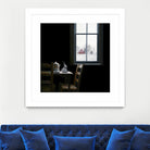 Pause by Karen Hollingsworth on GIANT ART - multi floral/still life, landscapes, chairs, coffee, farms, interiors, snow, winter, country/rural