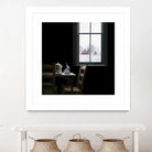 Pause by Karen Hollingsworth on GIANT ART - multi floral/still life, landscapes, chairs, coffee, farms, interiors, snow, winter, country/rural