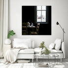 Pause by Karen Hollingsworth on GIANT ART - multi floral/still life, landscapes, chairs, coffee, farms, interiors, snow, winter, country/rural