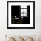 Pause by Karen Hollingsworth on GIANT ART - multi floral/still life, landscapes, chairs, coffee, farms, interiors, snow, winter, country/rural