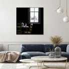 Pause by Karen Hollingsworth on GIANT ART - multi floral/still life, landscapes, chairs, coffee, farms, interiors, snow, winter, country/rural