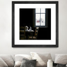 Pause by Karen Hollingsworth on GIANT ART - multi floral/still life, landscapes, chairs, coffee, farms, interiors, snow, winter, country/rural