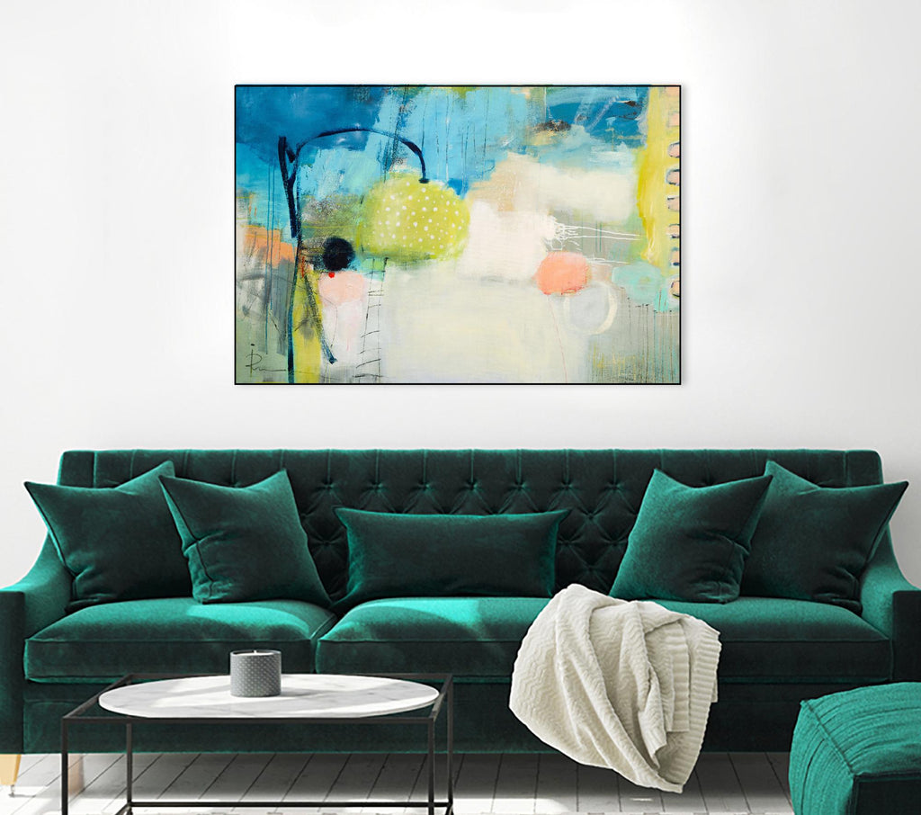 Green Summer by Ira Ivanova on GIANT ART - multicolor abstracts; contemporary