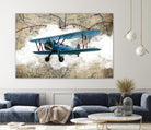Biplane 1 by GraphINC Studio on GIANT ART - multicolor vintage