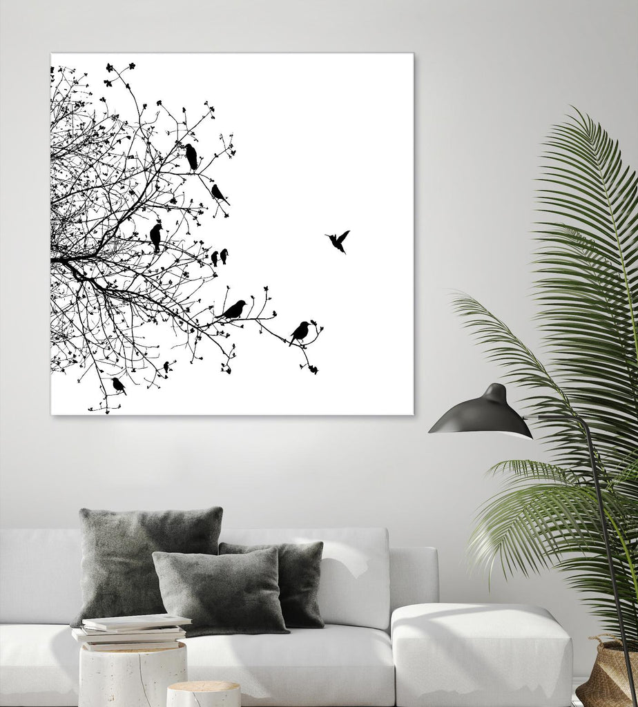 Bird I by GraphINC on GIANT ART - multicolor contemporary; animals
