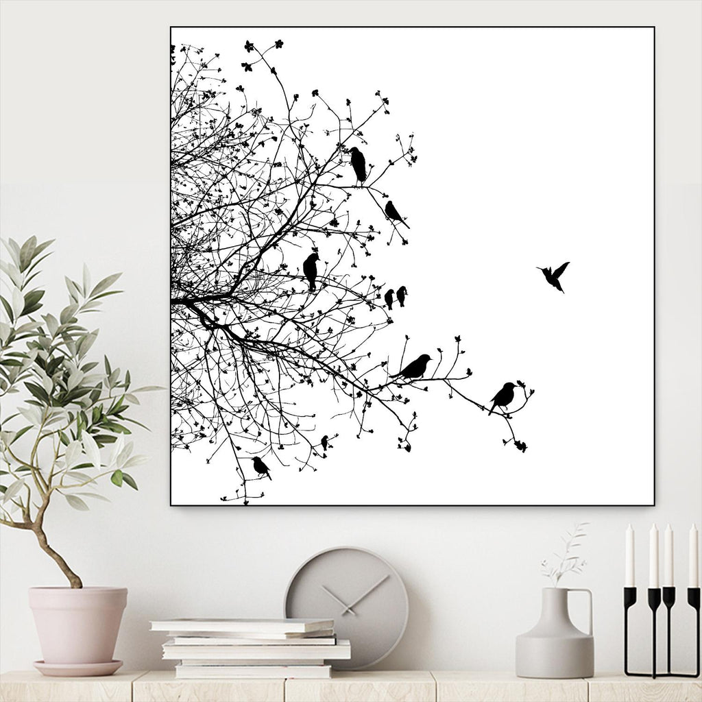 Bird I by GraphINC on GIANT ART - multicolor contemporary; animals