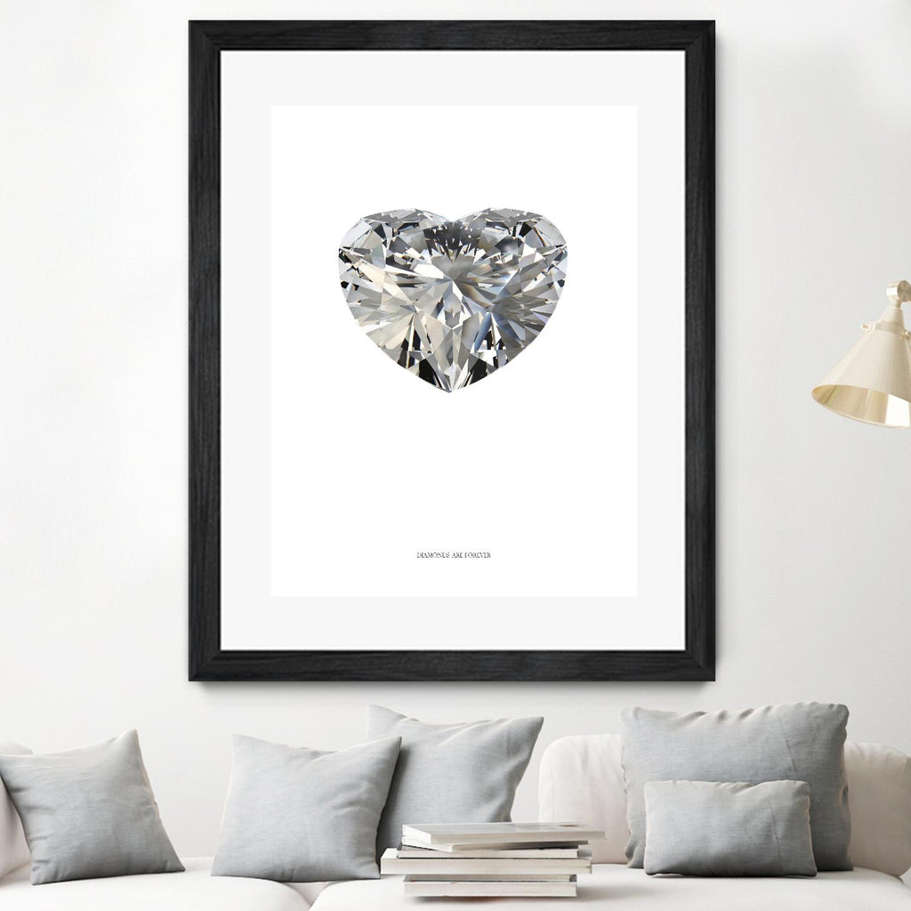 Diamonds are Forever I by TypeLike on GIANT ART - multicolor floral/still life; novelty