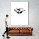 Diamonds are Forever II by TypeLike on GIANT ART - multicolor floral/still life; novelty